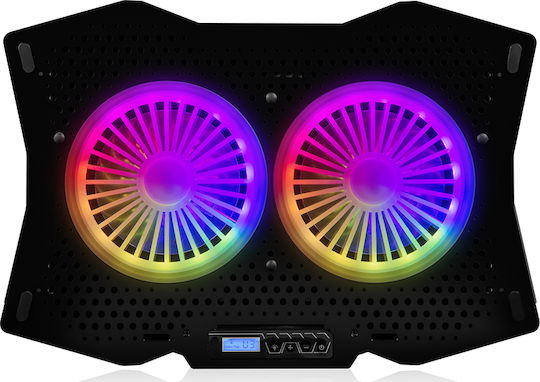 Modecom MC-CF18 RGB Cooling Pad for Laptop up to 18" with 2 Fans