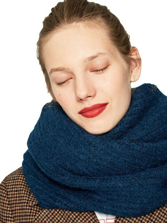 Pepe Jeans Women's Knitted Scarf Blue