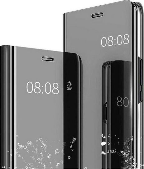 Hurtel Clear View Book Plastic Negru (Redmi Note 10 / 10s / Poco M5s)