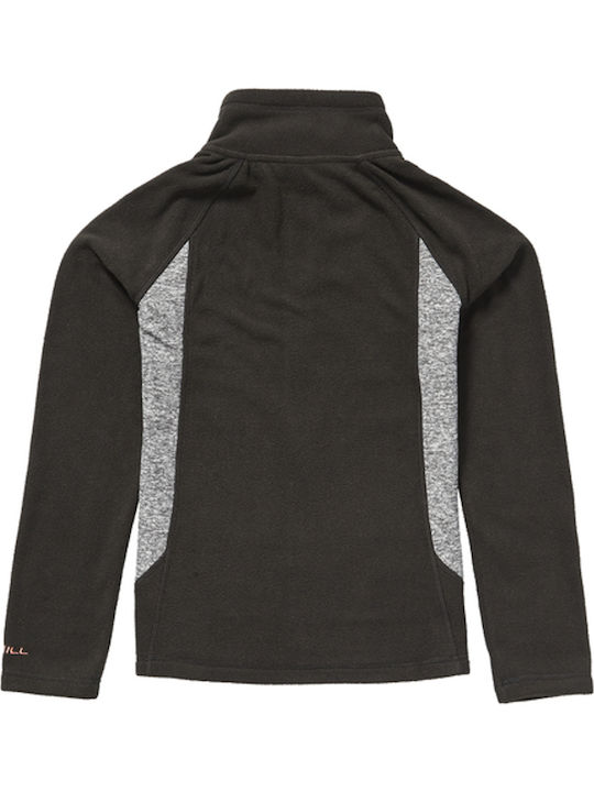 O'neill Girls Fleece Sweatshirt Slope Full with Zipper Black