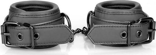 IntoYou Shadow Handcuffs Vegan Leather Белезници в Черен Цвят
