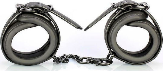 IntoYou Shadow Handcuffs Vegan Leather Белезници в Черен Цвят