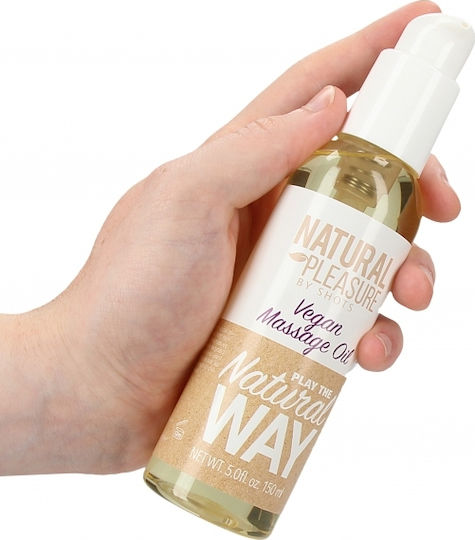 Shots Pharmquests Natural Pleasure Vegan Massage Oil Play The Natural Way Масажно олио 150мл