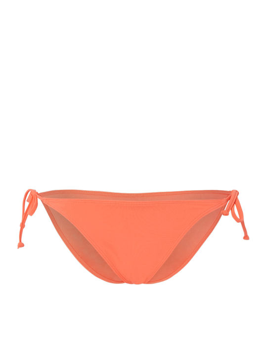 Bondey Bikini Slip με Κορδονάκια Πορτοκαλί