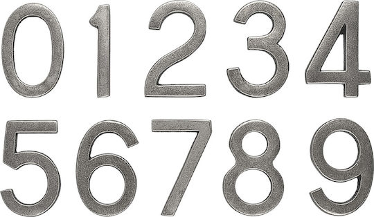 Roline 460 Hausnummer 5 in Silber Farbe 5.5cm 460