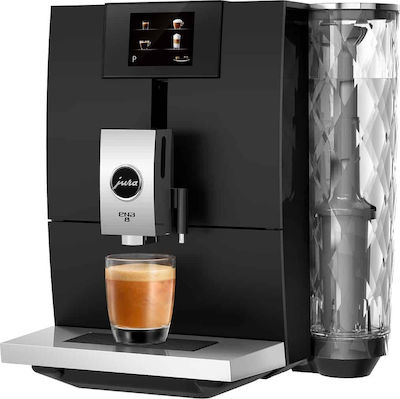 Jura ENA 8 Full Metropolitan Black 15339 Mașină Espresso Automată 1450W Presiune 15bar cu Râșniță Neagră