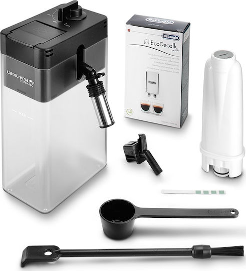 De'Longhi PrimaDonna Soul Αυτόματη Μηχανή Espresso 1450W Πίεσης 19bar για Cappuccino με Μύλο Άλεσης Ασημί ECAM610.55.SB