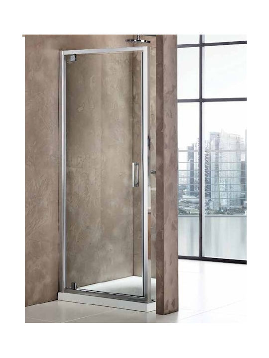 Axis Pivot PX70C-100 Shower Screen for Shower with Hinged Door 67-71x185cm Clean Glass