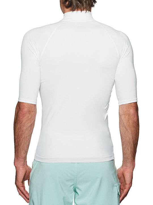 Billabong Unity UPF 50+ Ανδρική Κοντομάνικη Αντηλιακή Μπλούζα Λευκή
