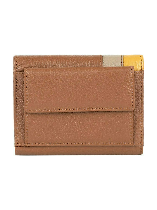 Guy Laroche 22214 Small Leather Women's Wallet with RFID Tabac Brown