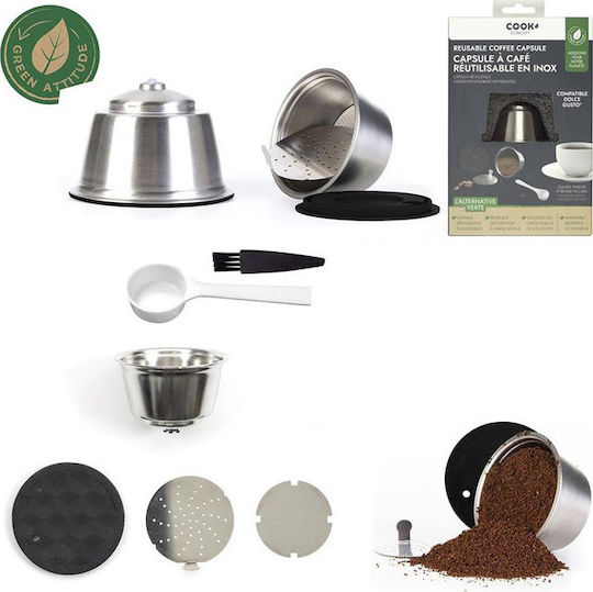 Cook Concept Επαναγεμιζόμενη Κάψουλα Συμβατή με Μηχανή Dolce Gusto 1caps