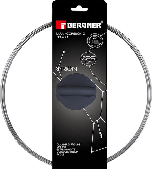 Bergner Orion Καπάκι για Τηγάνι και Κατσαρόλα Γυάλινο 28cm BG-2733