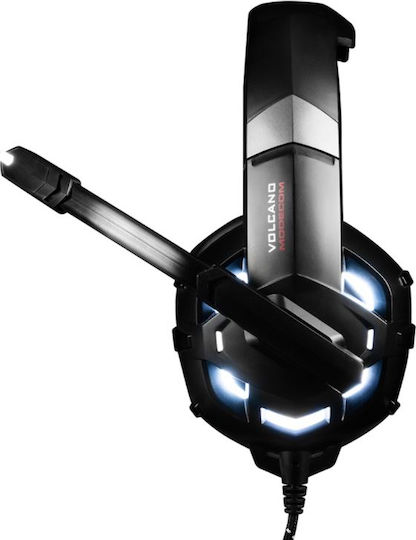 Modecom Volcano MC-849 Shield 2 Over Ear Gaming Headset με σύνδεση 2x3.5mm / USB