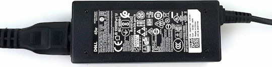2 Power Φορτιστής Laptop 45W 19.5V 2.31A για Dell χωρίς Καλώδιο Τροφοδοσίας
