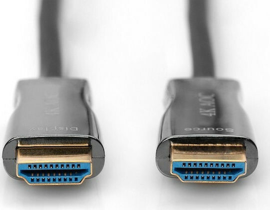 Digitus HDMI 2.0 Premium High Speed 4K 60Hz HDR Cable HDMI Male - HDMI Male 15m Black