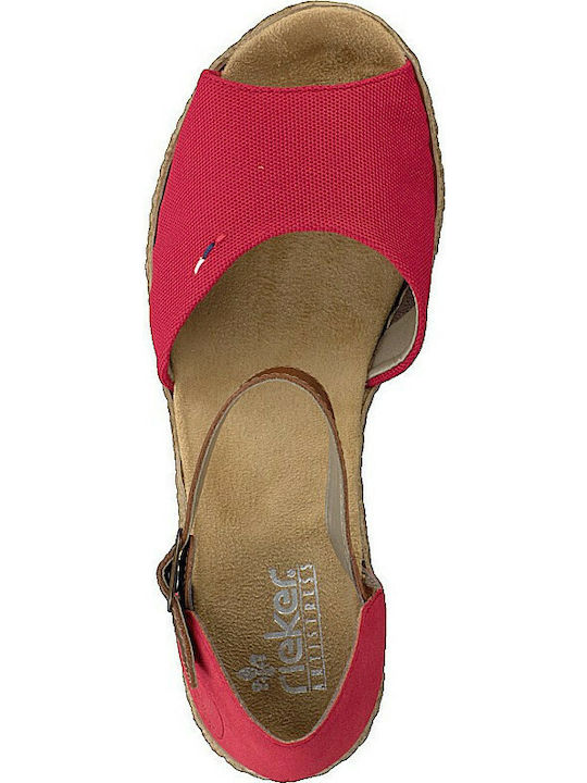Anatomic Women's Platform Espadrilles Red