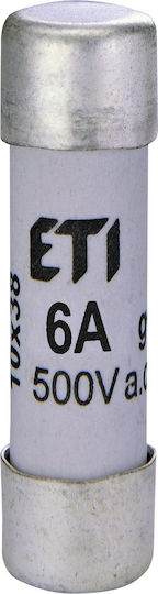 ETI Sicherung Zylindrisch Keramik 10x38mm 6A (1210380616023) 1Stück