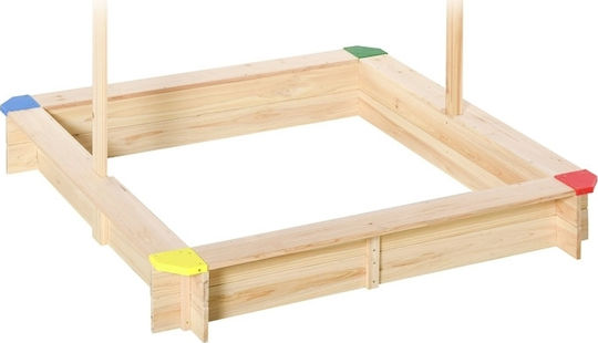 Outsunny Sandbox Locuri De Joaca Copii Multicoloră