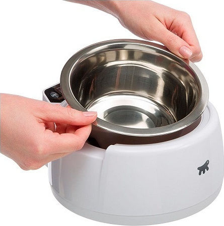 Ferplast Plastic Food Bowl for Dog & Cat 850ml With Scale