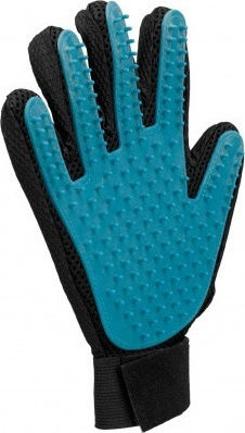 Trixie Glove for Misc Hair Lengths for Coat Grooming Blue