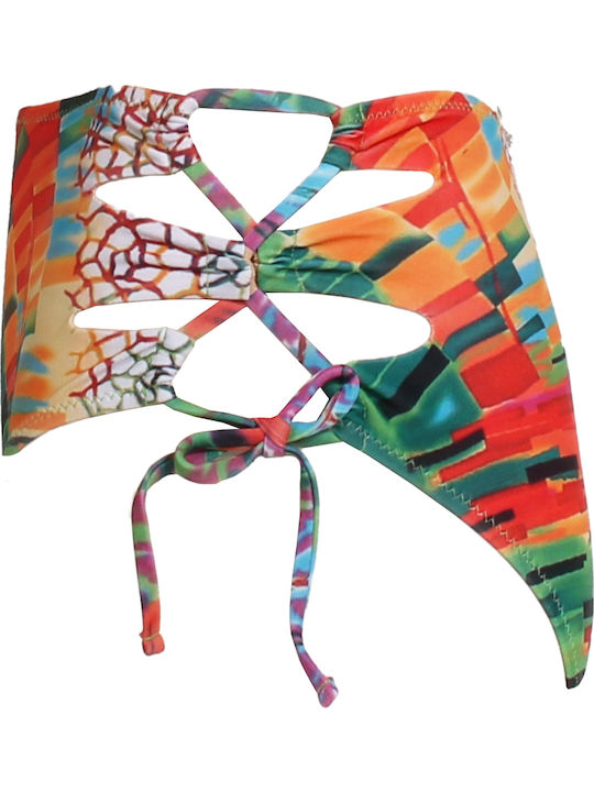Bikini Slip Ψηλόμεσο Floral