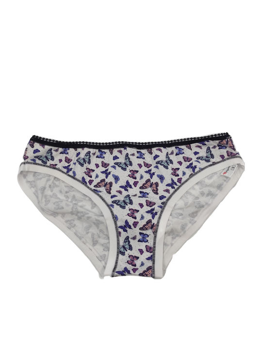 Tai Βαμβακερά Women's Slip 3Pack Blue Dark-White