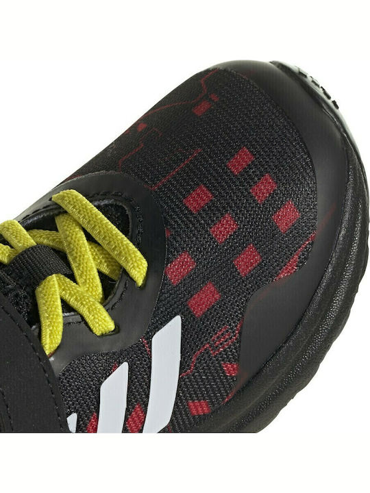 Fortarun Superhero Αθλητικά Παιδικά Παπούτσια Running με Σκρατς Core Black / Cloud White / Vivid Red