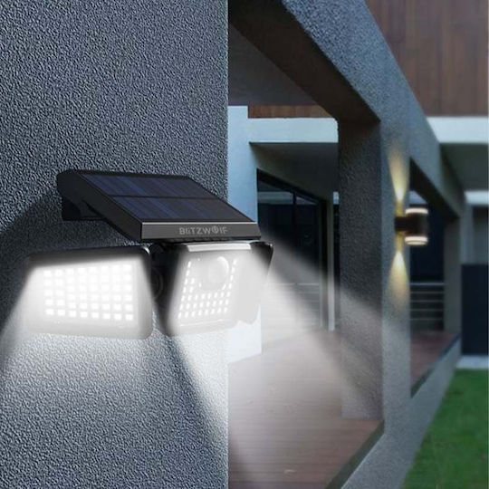 BlitzWolf Rezistent la apă Solar Proiector LED 55W Alb Rece 6500K IP64
