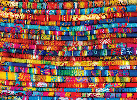 Peruvian Fancy Blankets Puzzle 2D Smart Cut Design 1000pcs