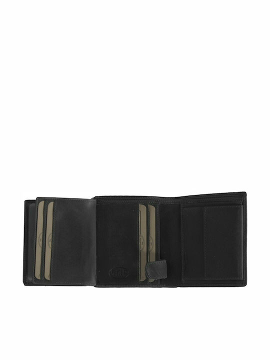 Leather Men's Wallet Classic with RFID Black