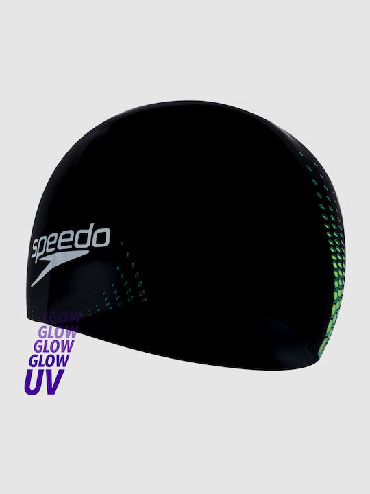 Speedo Fastskin Schwimmkappe Erwachsene Schwarz