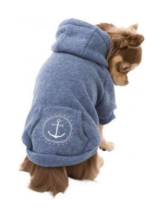 Trixie Nordic Sweatshirt Dog Hooded Sweatshirt Medium in Blue color 45cm.