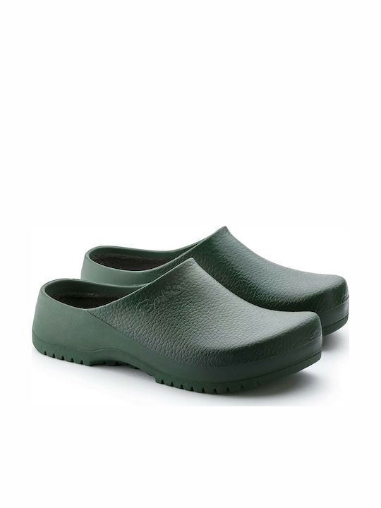 Birkenstock Super-Birki Anatomic Clogs Green