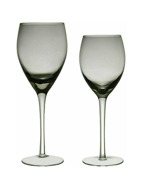 Cryspo Trio Irid Glass Water made of Glass Smoke Goblet 360ml 52.013.53