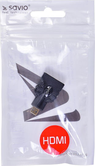 Savio Converter HDMI female to micro HDMI male 1pcs CL-17