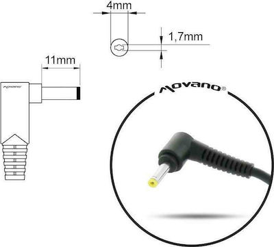 Mitsu Laptop Charger 65W 20V 3.25A for Lenovo with Detachable Power Cord