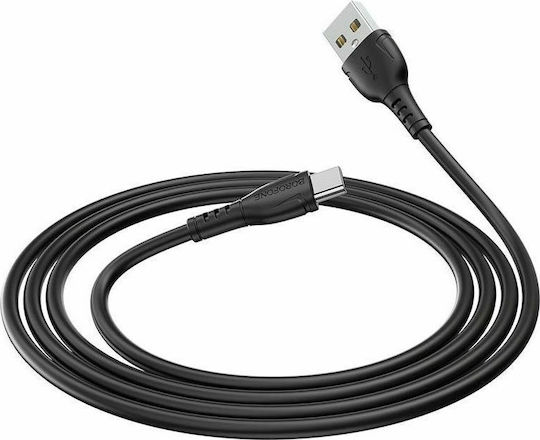 Borofone BX51 Triumph USB 2.0 Cable USB-C Male - USB-A 60W Black 1m 43930