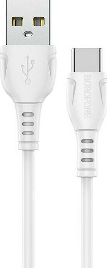 Borofone BX51 Triumph USB 2.0 Cable USB-C Male - USB-A 18W White 1m 43947