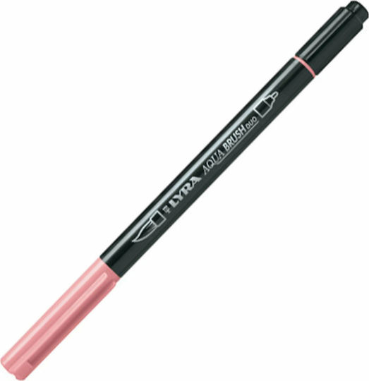 Lyra Aqua Brush Duo Design Marker 4mm Pink