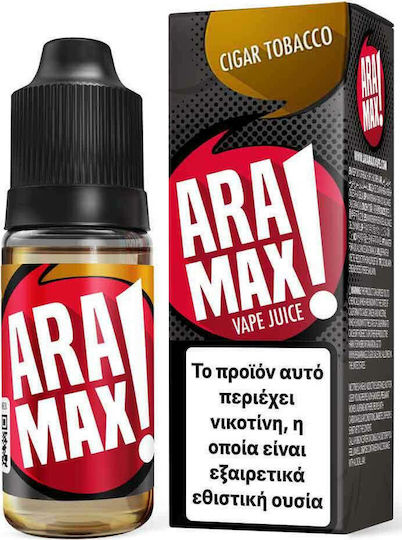 Aramax Fertige Nachfüllflüssigkeit Cigar Tobacco mit Rauchen Geschmack 6mg 10ml
