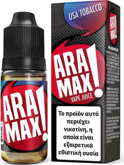 Aramax Έτοιμο Υγρό Αναπλήρωσης Usa Tobacco USA Tobacco 6mg 10ml