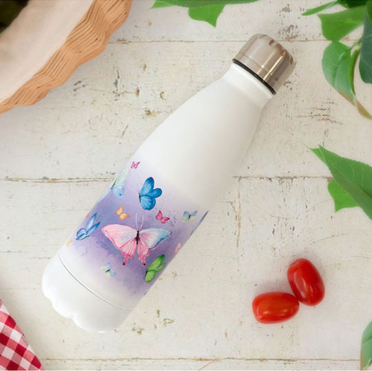 Kiokids Butterflies Βρεφικό Θερμός Υγρών Ανοξείδωτο 500ml