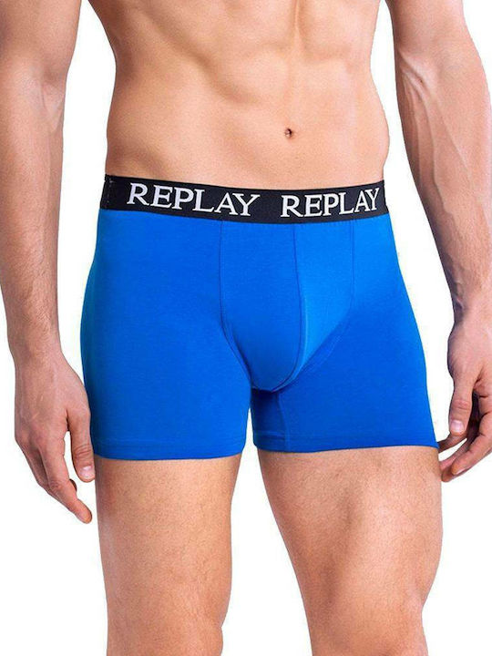 Ανδρικά Μποξεράκια Γκρι / Μπλε / Μαύρο 3Pack