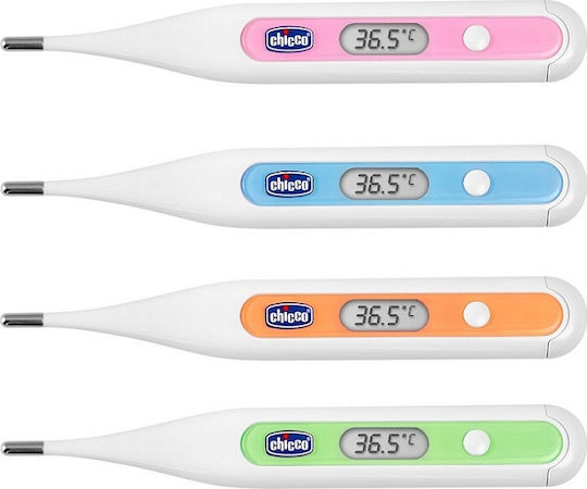 Chicco Digi Baby 09059 Ψηφιακό Θερμόμετρο Μασχάλης Κατάλληλο για Μωρά Τιρκουάζ με Splash