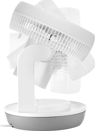 Sencor Επιτραπέζιος Ανεμιστήρας 45W Διαμέτρου 24cm με Τηλεχειριστήριο Λευκός