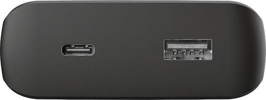 Trust Laro Baterie Externă 20000mAh 65W Cu Port USB-A și Port USB-C Încărcare Rapidă Neagră