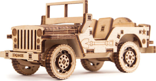 Wood Trick Wooden Construction Toy Big Car Trailer for Children 14+ years old+ Years