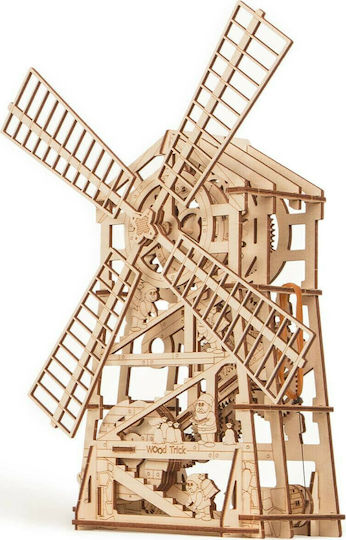 Wood Trick Jucărie de Construcție din Lemn Mill pentru Copii 14+ ani+ Ani