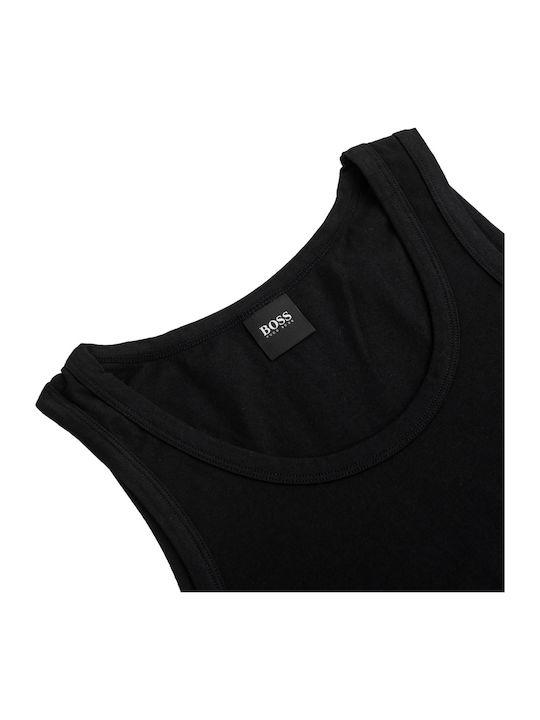 Ανδρικές Φανέλες Αμάνικες σε Μαύρο Χρώμα 2Pack