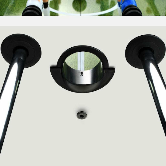 vidaXL Football Standing Table with Telescopic Rods L140xW74.5xH87.5cm White